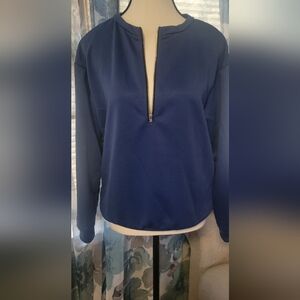 SHEIN Navy Blue Sweatshirt